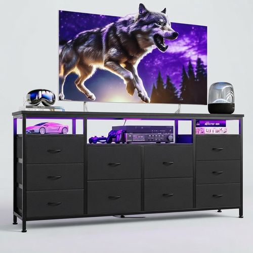 Patikuin 10-Drawer Dresser TV Stand