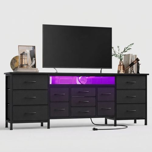 Patikuin 70-Inch 13-Drawer Dresser TV Stand